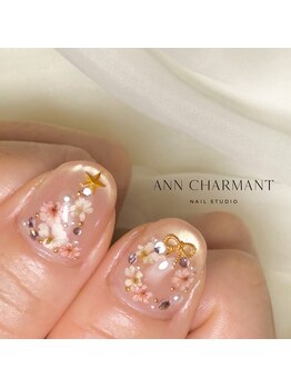 アンシャルマンネイルスタジオ(Ann charmant nail studio)/セレクトデザインコース¥6,800~