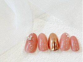 バタフライネイル/ミラーネイル