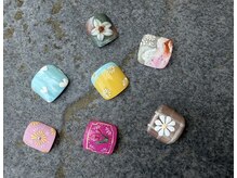 cotto nailの雰囲気（フラワーモチーフネイルが豊富）