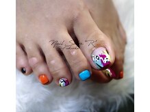 ネイルサロン R/フットアートコース　7480円