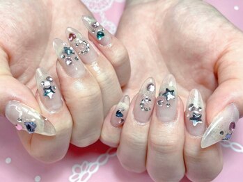 ネイルモンスター 新宿店(NAIL MONSTER)の写真/持ち込みデザインOK♪豊富な最旬パーツ&カラーで理想の手元♪やり放題¥7500～【スカルプ/アート/新宿】