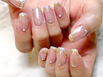 サニーデイズ ネイルアンドビューティー 曙橋店(SunnyDays Nail&Beauty)/ミラーフレンチ
