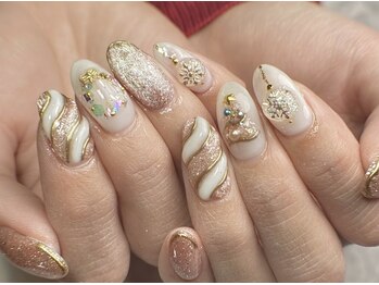 クロレ(Nail Salon COLORE)/クリスマスネイル 担当:粥川
