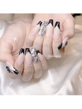 モカ 心斎橋(moca by Lee)/黒フレンチ