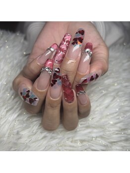 グロウネイル(Glow.Nail)/バレンタインネイル