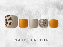 ネイルステーション ルミネ新宿1店(NAIL STATION)/アニマルネイル／パラジェル