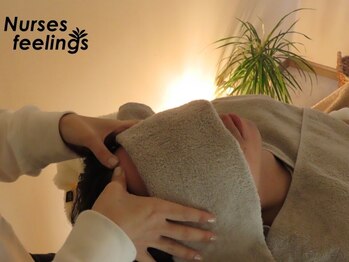 ナースズフィーリングス(Nurses feelings)の写真/ドライヘッドスパで癒されたい方へ！血行促進でリラクゼーション効果＆睡眠の質向上♪リフトアップ効果も◎