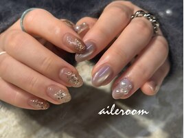 キラキララメとパール