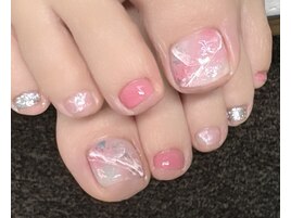 吉田担当★大理石ネイル