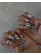 エトワ ル リアン ネイル(Et toi Le Lien nail)/上品ガーリーネイル～°担当juna