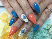 ダブルネイル(Double Nail)/ターコイズネイル☆