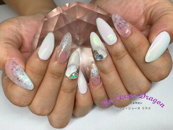 アン ジョーヌドラゴ/【自爪ネイル】オーロラネイル
