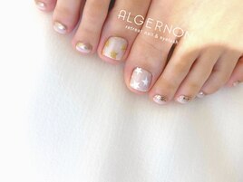 冬のフットネイル☆