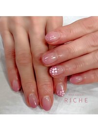 ワンポイントホロオフィスネイル