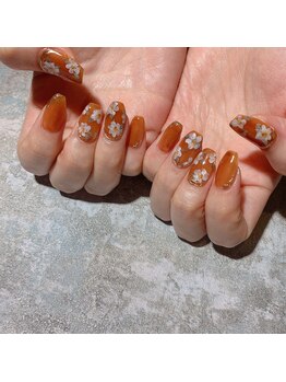 アティックネイルアトリエ(attic nail atelier)/油絵風アートネイル★