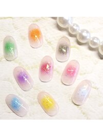 推し活ネイル/チークネイル