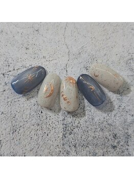 コスモ オーラ ネイル(Cosmo Aura Nail)/◆定額デザイン*宇宙・自然系◆