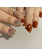 ヌア(nur.)/ラメ×ワンカラー