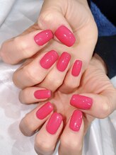 エクラ(eclat)/春色ワンカラーネイル☆