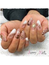 ジュリーネイル 所沢店/レオパードネイル