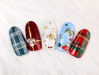 ユースタイル 新宿店(U-style)/クリスマス、冬ネイル