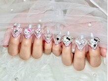 プティ アイビューティ 京橋店(peTiT eyebeauty)/推しネイル　ハートネイル