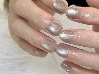 水光マグネットネイル¥5500