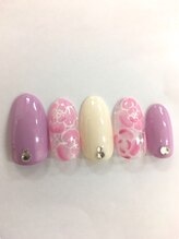 アマービレ(Amabile)/フラワーネイル￥8980