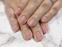 ミーレン ネイルサロン(Miren)/グラデーションのラメかけ