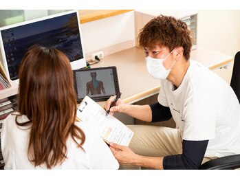 用宗整骨院/カウンセリングで課題を抽出！