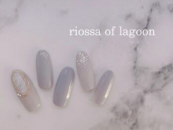 リオッサ オブ ラグーン(RIOSSA of Lagoon)/グレー×パール