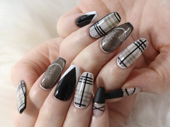ヴィエル ネイル(VIEL NAIL)/BLACKお任せデザイン♪