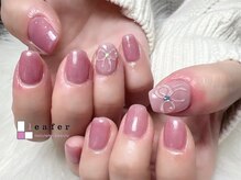 リーファネイルズ 岡山学南町店(Lea'ferNails)/シンプルアートネイル