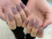 サンジュウヨン(34)/パープルネイル　パラジェル