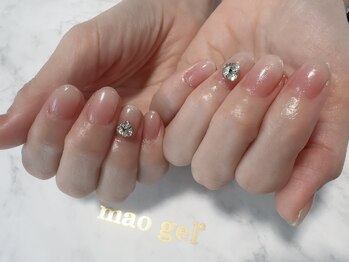 ヨーローネイル(YOLO Nail)/mao gel 花びらネイル