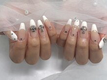 エイト ネイル 渋谷駅前店(eight nail)/クロム×ドットフレンチ