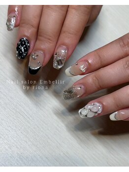 アンベリール(Embellir)/ハンド持ち込みデザインネイル