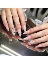 ブブ 渋谷(bubu)/ ピンクリボンと水玉