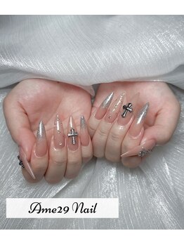エイミ29ネイル(AME29 Nail)の写真/【大国町/駅近】豊富なカラー・パーツとハイセンスな提案力であなただけのオーダーメイドネイルをご用意◎
