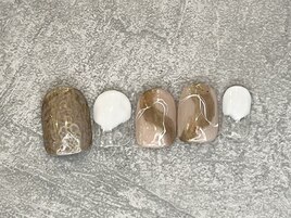 不思議な模様の浮き出るジェル