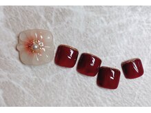 ココ ネイル サロン アンドスクール(COCO.NAIL SALON＆SCHOOL)/■ぷくぷくフラワー■フット7150