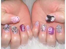 クロミちゃん×テンくんネイル