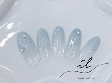 イル 神戸店/ラメグラデーションネイル