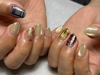 【enoi gel】marron magnet
