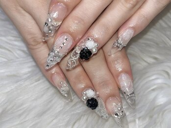 エスフィーネイルサロン リシェル(Esfy nailsalon Richer)の写真/【フリーART☆スカルプ¥14800～/長さ出しジェルチップ¥12800～】自分史上とびっきり可愛い指先に♪