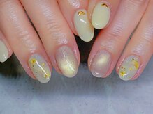 ベルジョワ(Belle Joie)/イエローネイルデザイン