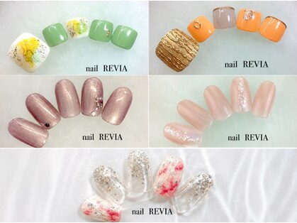 REVIA NAIL&EYELASH SALON　ジェルネイル/定額/フット/マツエク/フラットラッシュの写真