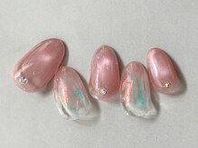 リベレ(LIBELLE)/マグネットネイル×氷ネイル