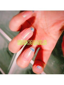 ブリオ ネイルズ(Nail BRIO NAILS)/clear×aurora