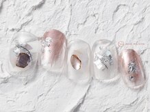 ネイルメゾン 渋谷店(NAIL MAISON)/クリアミラーシェル￥4800